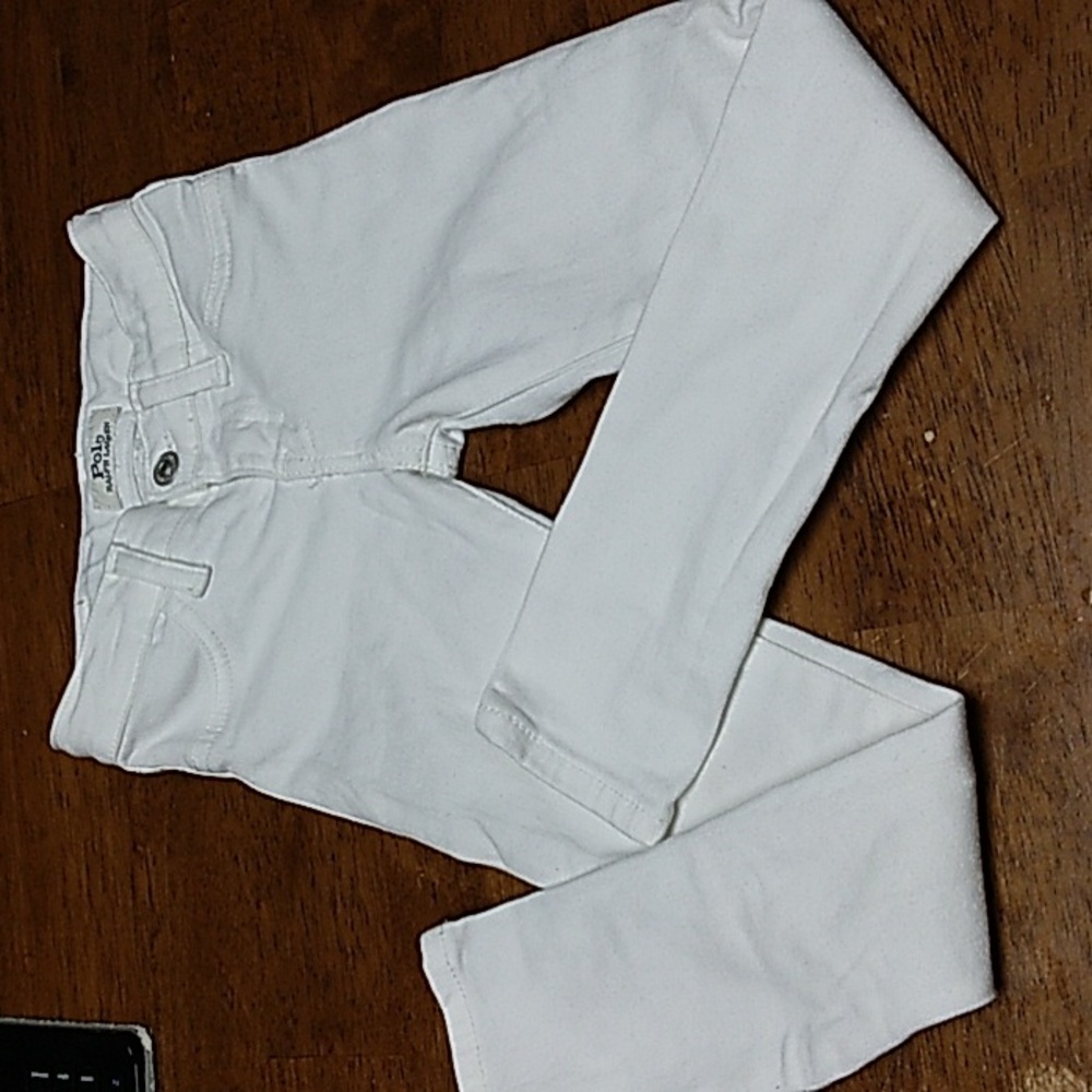 Free#Ralph Lauren skinny stretch destroyed fade jeans